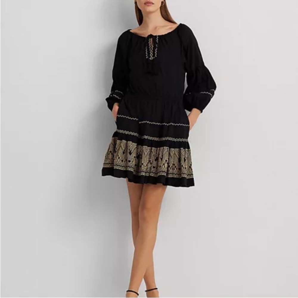 LAUREN Ralph Lauren Cotton Voile Dress